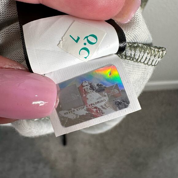 The North Face Womens EZ Tee Short Sleeve Active Dress in Green Print Size M - Picture 12 of 13